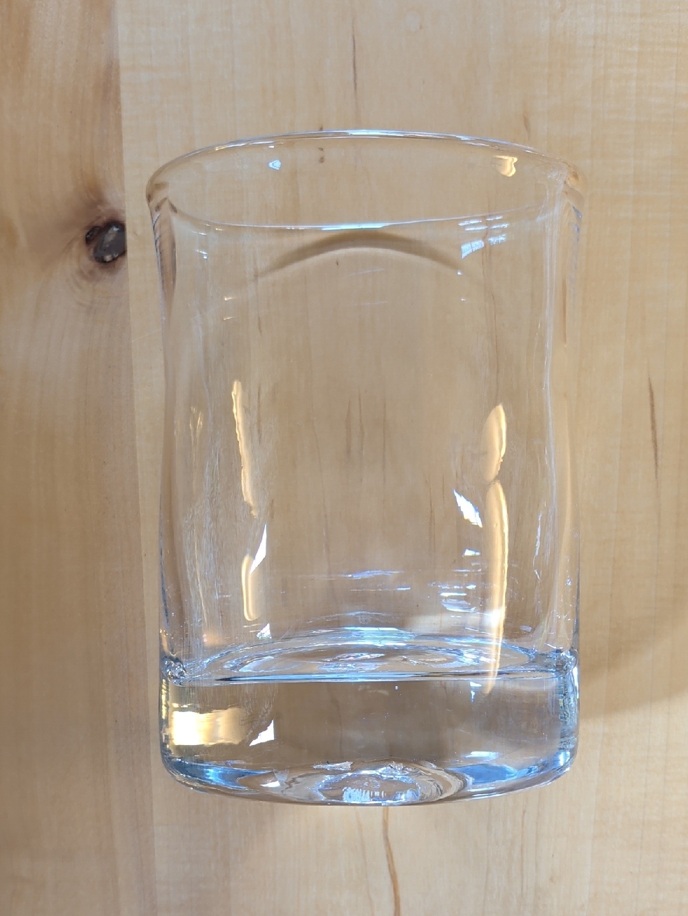 Simon Pearce Clear Glass Vase